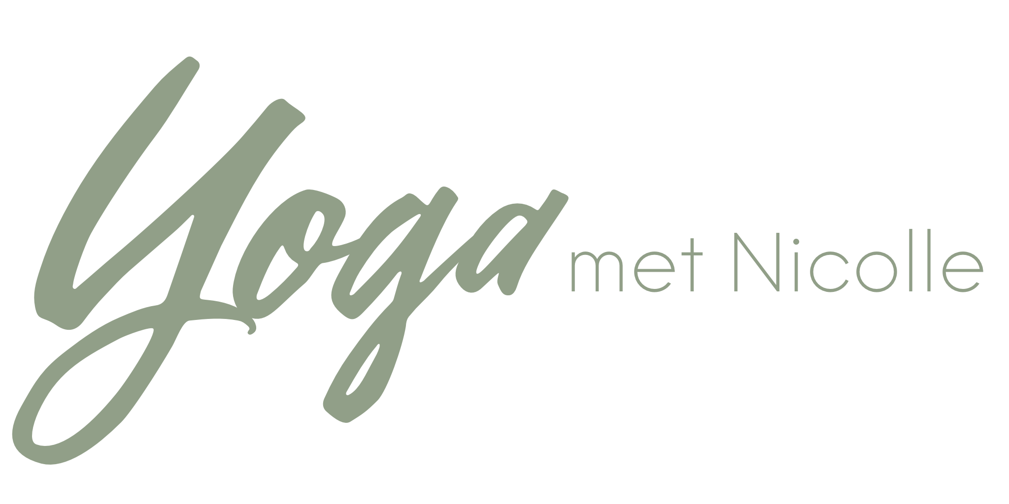 Logo Yoga met Nicolle van Bakel